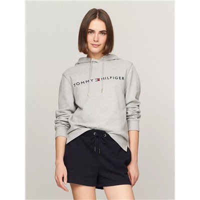 Embroidered Tommy Logo Hoodie
