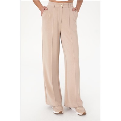 Kadın Camel Modal Karışımlı Örme Pantolon
