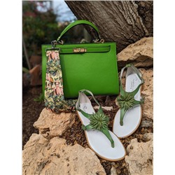 ZAPATOS 2726TG MANZANA+Ab.Zapatos PELLE Birkin/2 (720) CB Pistacho АКЦИЯ