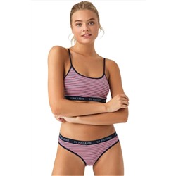 U.S. Polo Assn. US Polo Assn Kadın Büstiyer Slip Takım 66250 Lacivert G4570M4913