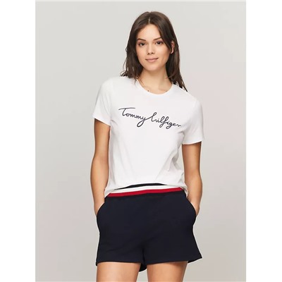 TOMMY HILFIGER SIGNATURE CREWNECK T-SHIRT