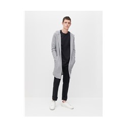 Lange sweatshirt mit Kapuze