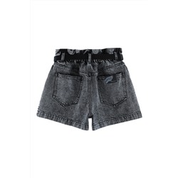 Short vaquero Negro