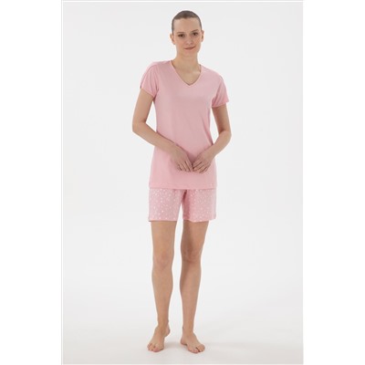 Kadın Pembe Pijama Takımı