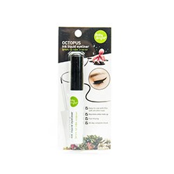 Жидкий угольно-черный лайнер для глаз Octopus от Baby Bright 8 мл / Baby Bright Octopus Ink Liquid Eyeliner 8ml