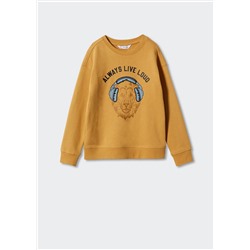 Sudadera algodón estampado -  Niño | MANGO OUTLET España