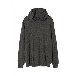 Sudadera de lana y cachemir Gris jaspeado