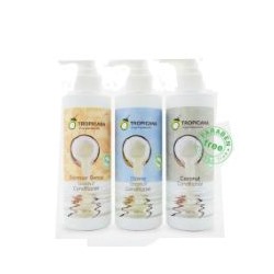 КОКОСОВЫЙ КОНДИЦИОНЕР TROPICANA VIRGIN COCONUT OIL (БЕЗ ПАРАБЕНОВ) 240 ml/Tropicana virgin coconut conditioner 240 ml