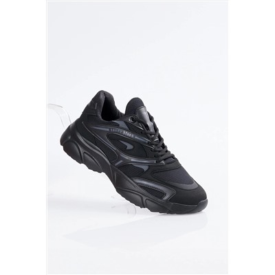 Tonny Black Unisex Siyah Faylon Taban Spor Ayakkabı Tbb013 TBB013-0