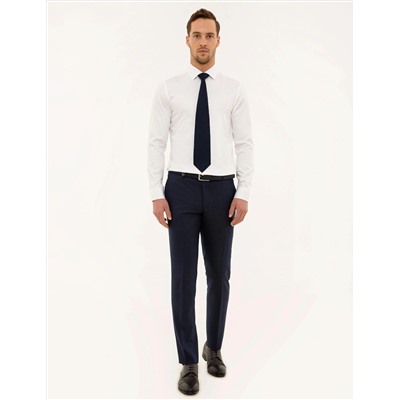 Beyaz Ex. Slim Fit Uzun Kollu Klasik Gömlek