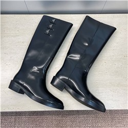 Женские широкие сапоги Prad*a длиной до колена