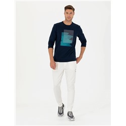 Lacivert Regular Fit Sweatshirt