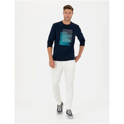 Lacivert Regular Fit Sweatshirt