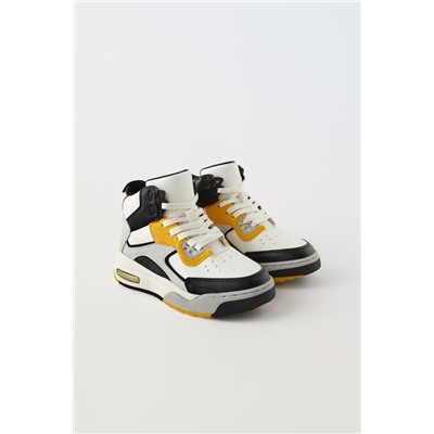 MULTICOLOURED BASKETBALL SNEAKERS