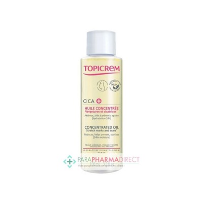 Topicrem CICA+ Huile Concentrée Vergetures et Cicatrices 100ml