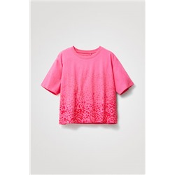 Camiseta leopardo 100% algodón