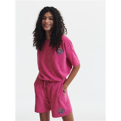 Shorts aus Sweatjersey