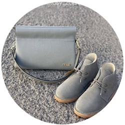 АB.Z. 3612/2 Gris С ДВОЙНЫМИ ШНУРКАМИ+Ab.Zapatos PELLE Milan (930) perla АКЦИЯ