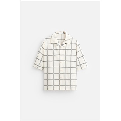 CAMISA BORDADO CUADROS