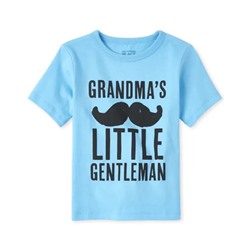 Baby And Toddler Boys Grandma's Gentleman Graphic Tee