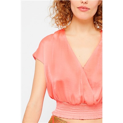 Crop top Texas Coral