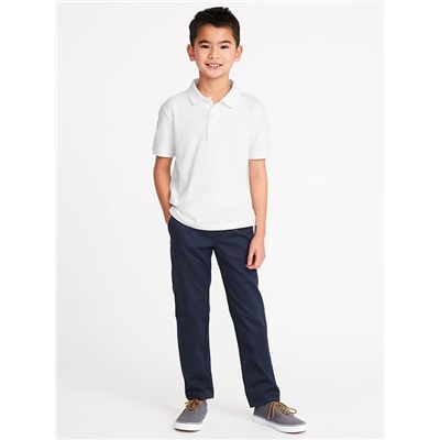 Uniform Built-In Flex Pique Polo for Boys