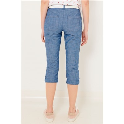 Pantalón pirata Azul