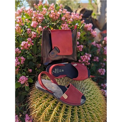 Ab.Zapatos • 3106-8 • granate+AB.Z PELLE Vera colores negro - granate АКЦИЯ