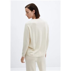 Jersey 100% cashmere cuello redondo