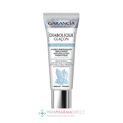 Garancia Diabolique Glaçon - Crème de Soie Cristalline - Hydro-Énergisante, Repulpante, Anti-Pollution & Prébiotique 20 ml