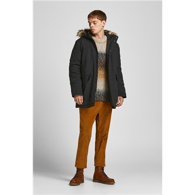 Chaqueta con capucha Negro