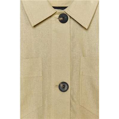 CHAQUETA CORTA CON LINO