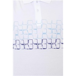 Erkek Mavi Polo Yaka Tişört