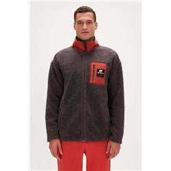 Bad Bear, Ryan Plush Full-Zip Antrasit Erkek Sweatshirt