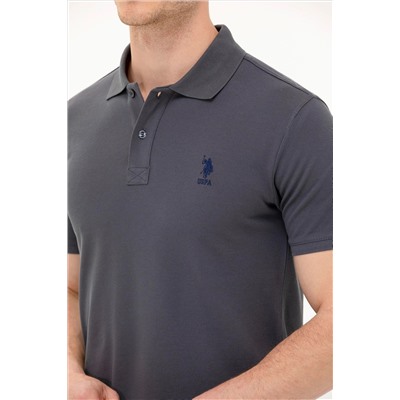Erkek Antrasit Basic Polo Yaka Tişört