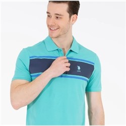 Erkek Mint Polo Yaka Tişört