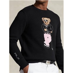 Мужской свитер с вышивкой RALPH LAURE*N ОРИГИНАЛ!