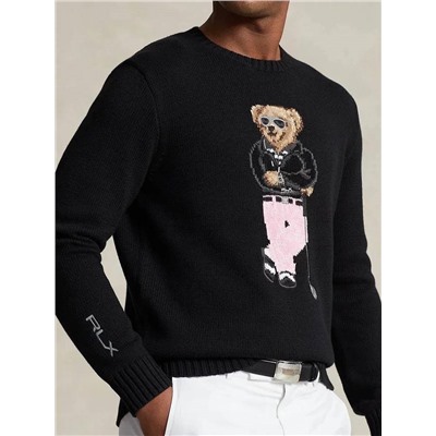 Мужской свитер с вышивкой RALPH LAURE*N ОРИГИНАЛ!