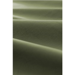 Manon King Size %100 Pamuk Ranforce Lastiksiz Çarşaf - Haki