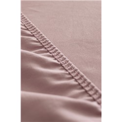 Ciel King Size %100 Pamuk Lastikli Saten Çarşaf - Açık Mürdüm