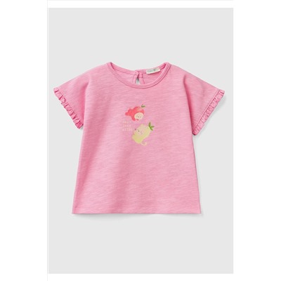 United Colors of BenettonBebek Pembe T-Shirt