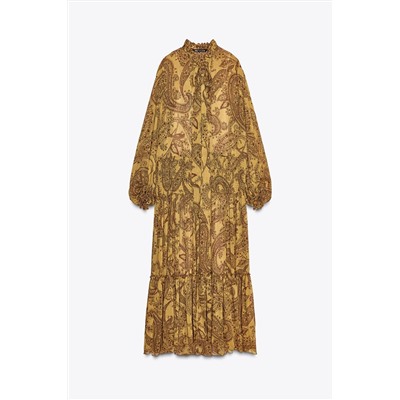 ZW COLLECTION LONG PRINTED DRESS