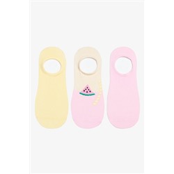 Penti, Watermelon 3lü Pembe Sneaker Çorap