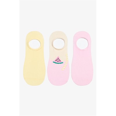 Penti, Watermelon 3lü Pembe Sneaker Çorap