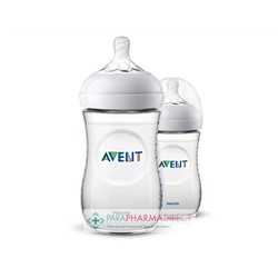 Avent Biberon Natural 1m+ Lot 2x260ml