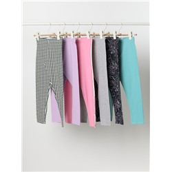 6-PACK OF LONG CONTRAST LEGGINGS