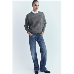 PLAIN SOFT KNIT SWEATER