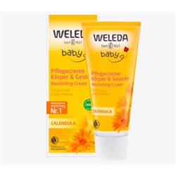 Baby Pflegecreme Körper & Gesicht Calendula, 75 ml