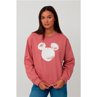 Sudadera Mickey Disney Rosa viejo