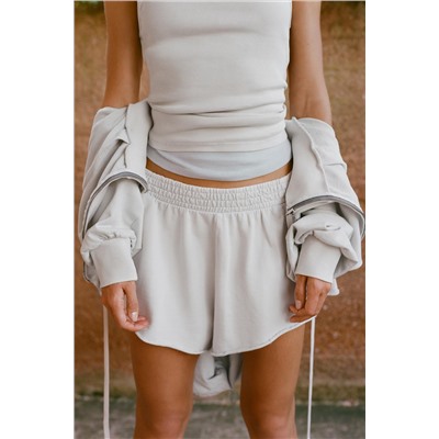 FADED-EFFECT RIB T-SHIRT